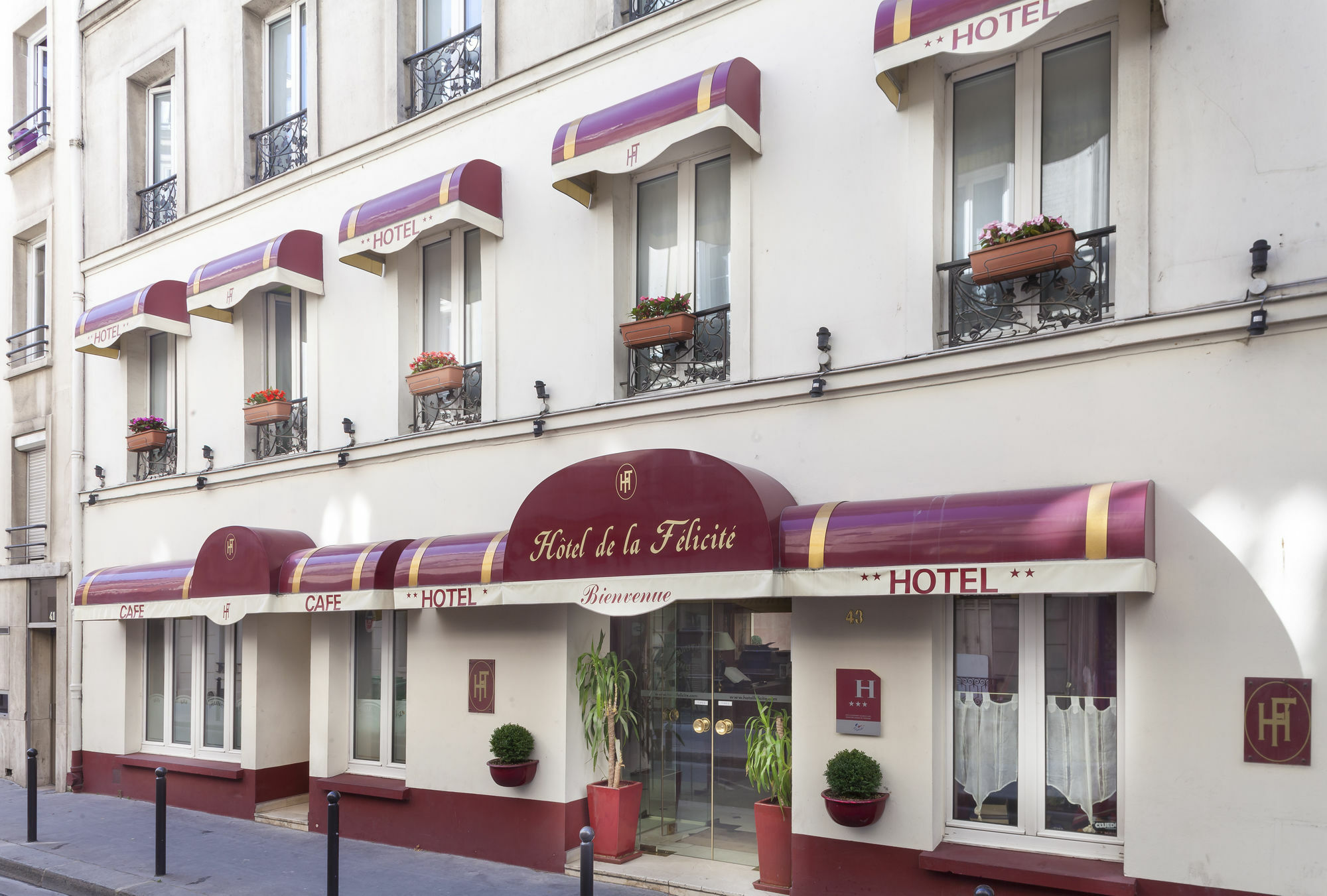 Hotel De La Felicite Paris Exterior foto